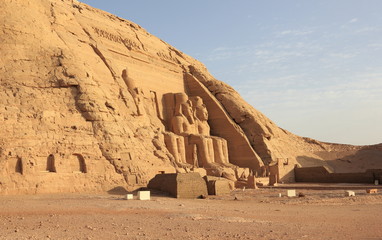 The Great Temple of Ramesses II. Abu Simbel, Egypt.