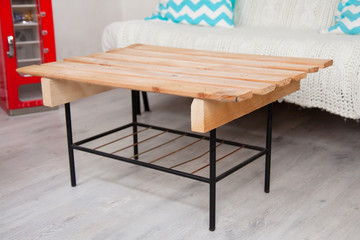 Table basse en bois de palette
