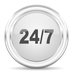 24/7 internet icon