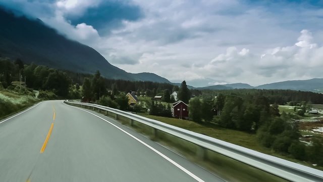 Scenic Drive, Norwegian Sea, Norway