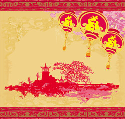 Obraz premium Mid-Autumn Festival for Chinese New Year