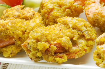 yummy crunchy fried prawn
