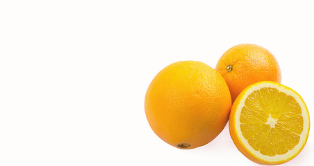 Two and half oranges