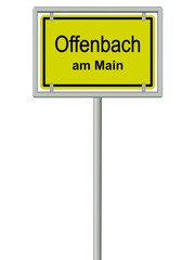 Offenbach - Ortsschild