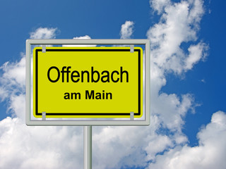 Offenbach - Ortsschild