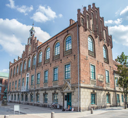 Obraz premium Rådhus Nyborg Fyn Danmark