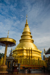 Naklejka premium hariphunchai temple Lamphun