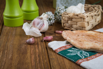 Garlic and bread