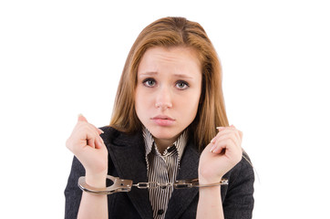 Woman businesswoman in business concept