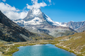 Matterhorn peak, Zermatt, Switzerland - obrazy, fototapety, plakaty