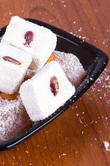 Turkish Delights in Black Bowl