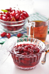 Confiture from fruits of cornel