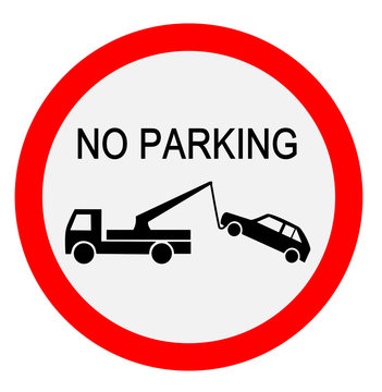 Traffic sign - no parking