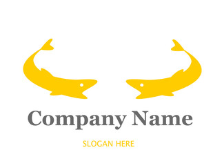 Logo with fish.