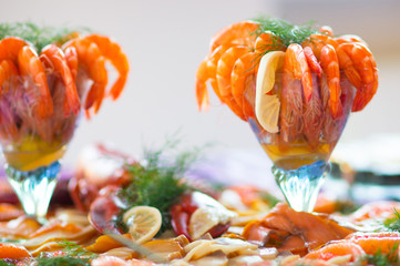 Shrimps Salat Cocktail