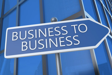 Obraz premium Business to Business