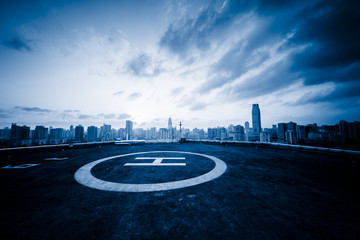 Obraz premium Heliport