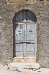 Wooden door. Acerenza. Basilicata. Italy.