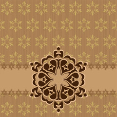 Xmas card vector with snowflake designs