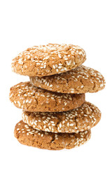 Oat cookies with sesame