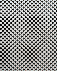 Closeup of a metal gray textured mesh