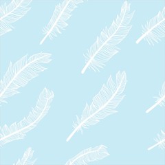 Fototapeta na wymiar Feather pattern