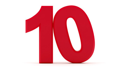 Number ten - 10
