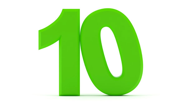 Number ten - 10