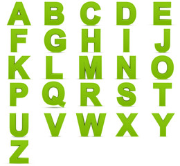 3D letters