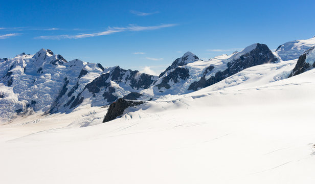 Snowy mountains