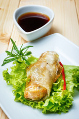fried spring rolls