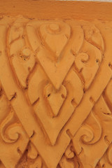 Plaster molding pattern.