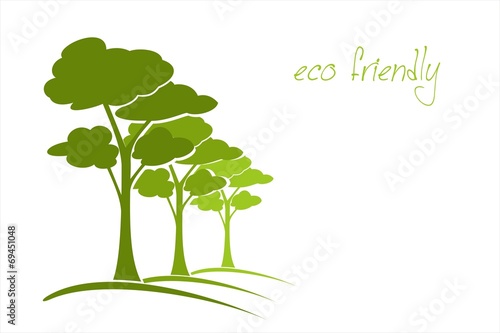 "Trees, landscape, green icon, business logo design" Stock image and