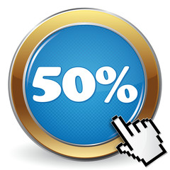 50 PERCENT ICON