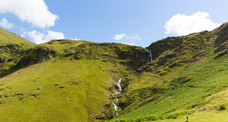 Moss Force waterfall Lake District National Park Cumbria uk