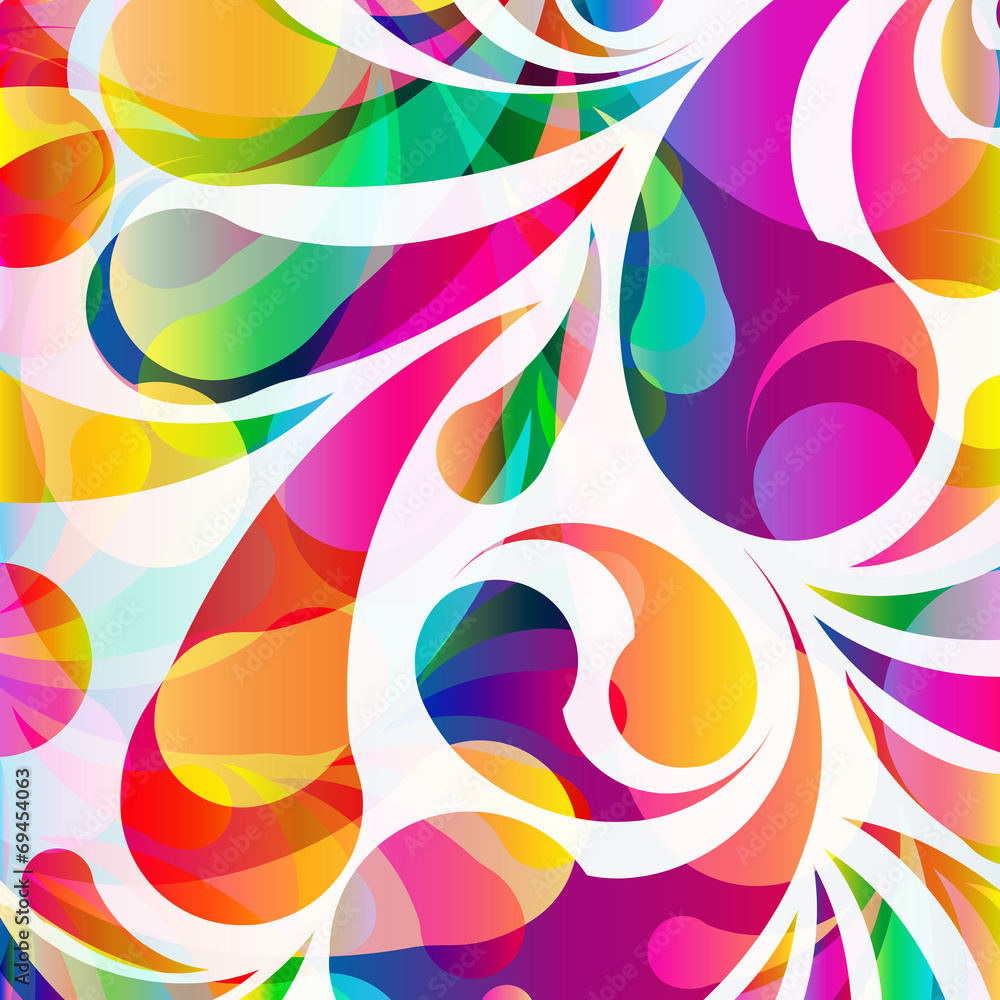 Poster abstract colorful arc-drop background.