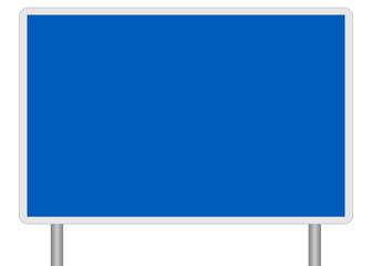 Autobahn Schild leer