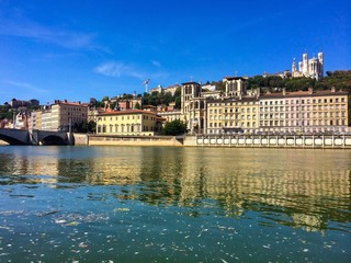 Obraz premium lyon city france