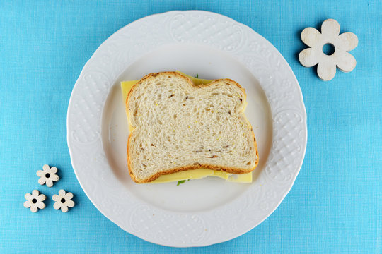 Heerlijke gezonde boterham met kaas
