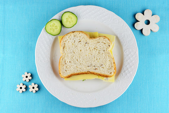 Heerlijke gezonde boterham met kaas