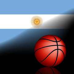 Argentine basket ball, vector