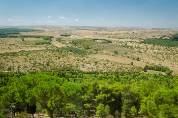 Fototapeta na wymiar Puglia, landscape from Castel del Monte