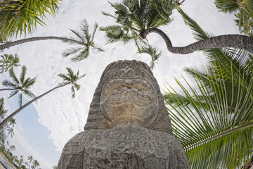 Hawaii Tiki wooden statue