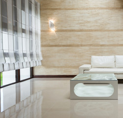 White sofa modern interior