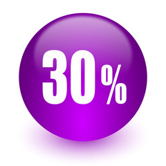 30 percent internet icon