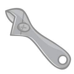 Wrench isolated illustration