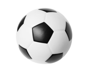 Fototapeta premium New football isolated on white