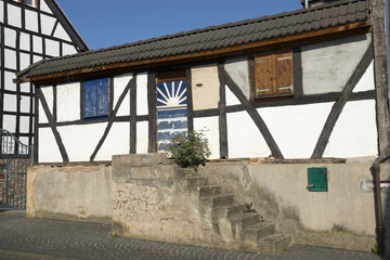 Fachwerkhaus in Mechernich-Kommern, Eifel, Deutschland