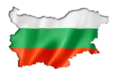 Bulgarian flag map