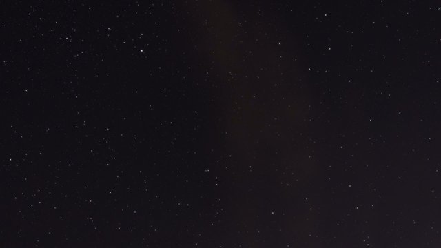 starry sky with clouds timelapse